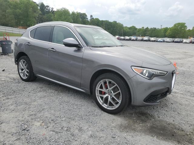 ZASPAKBN9M7C99413 - 2021 ALFA ROMEO STELVIO TI SILVER photo 4