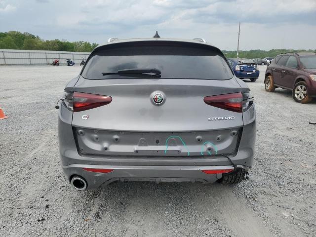 ZASPAKBN9M7C99413 - 2021 ALFA ROMEO STELVIO TI SILVER photo 6