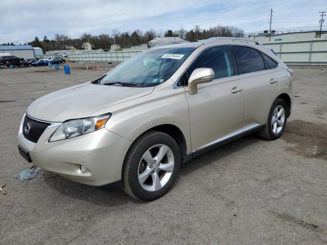 2T2BK1BA2BC109398 - 2011 LEXUS RX 350 BEIGE photo 1