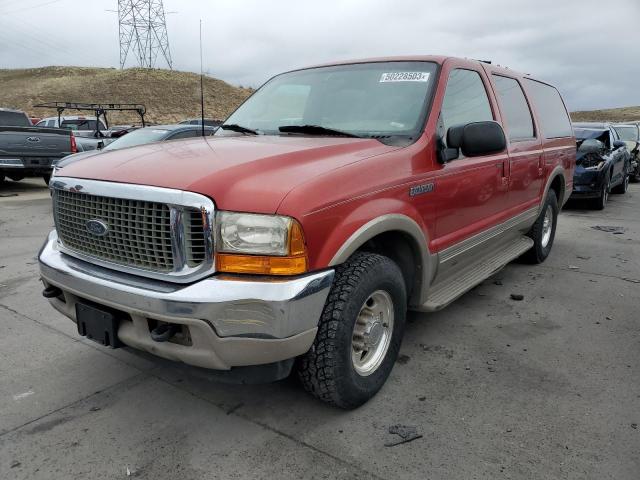1FMNU42L9YEC00099 - 2000 FORD EXCURSION LIMITED RED photo 1