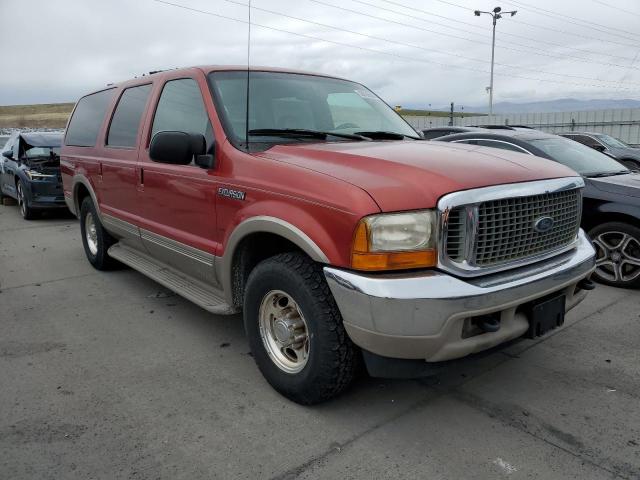 1FMNU42L9YEC00099 - 2000 FORD EXCURSION LIMITED RED photo 4