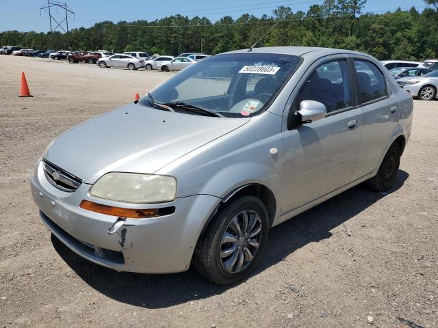 KL1TD52645B307531 - 2005 CHEVROLET AVEO BASE SILVER photo 1