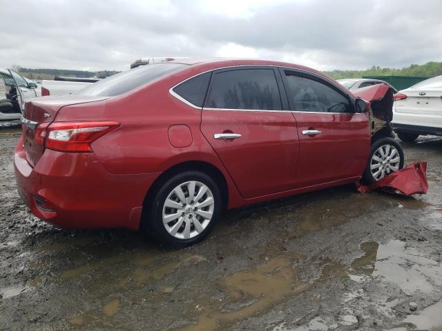 3N1AB7AP5GY278723 - 2016 NISSAN SENTRA S RED photo 3