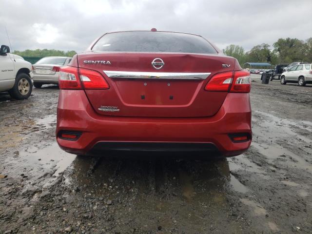 3N1AB7AP5GY278723 - 2016 NISSAN SENTRA S RED photo 6