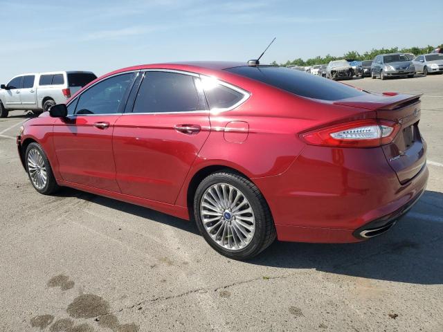 3FA6P0K97ER129805 - 2014 FORD FUSION TITANIUM RED photo 2