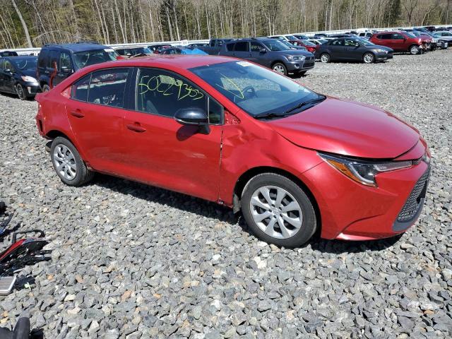 JTDEPRAEXLJ043565 - 2020 TOYOTA COROLLA LE RED photo 4