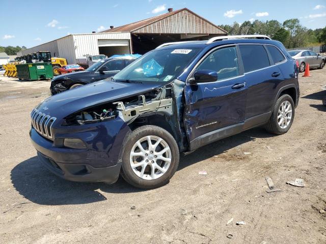 1C4PJLCBXEW158165 - 2014 JEEP CHEROKEE LATITUDE BLUE photo 1