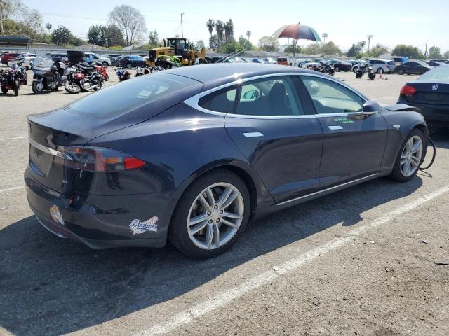 5YJSA1S17EFP33964 - 2014 TESLA MODEL S Կապույտ լուսանկար 3