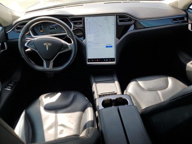 5YJSA1S17EFP33964 - 2014 TESLA MODEL S Կապույտ լուսանկար 8