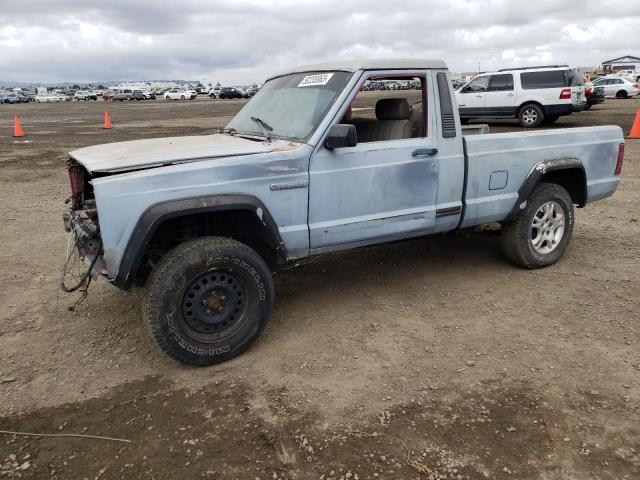 1J7FT36L8LL150457 - 1990 JEEP COMANCHE PIONEER GRAY photo 1