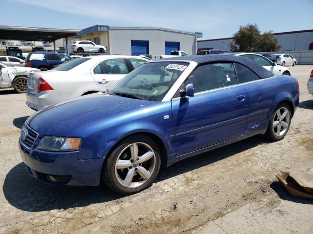 WAUAC48H86K007317 - 2006 AUDI A4 1.8 CABRIOLET BLUE photo 1