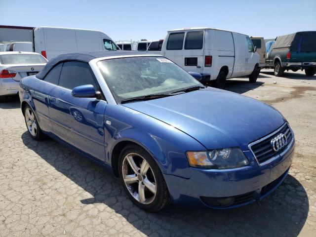 WAUAC48H86K007317 - 2006 AUDI A4 1.8 CABRIOLET BLUE photo 4