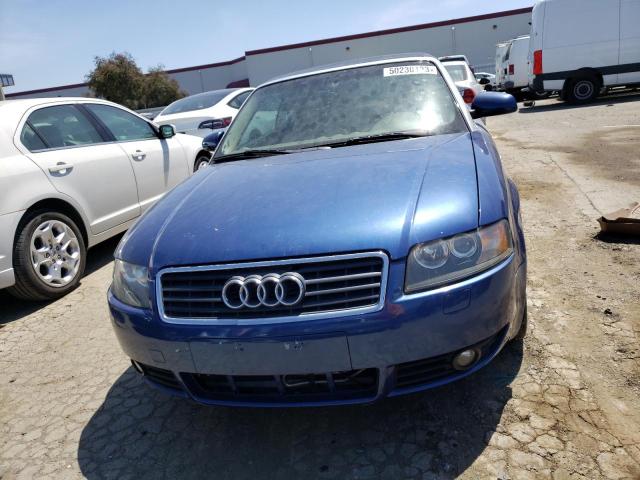 WAUAC48H86K007317 - 2006 AUDI A4 1.8 CABRIOLET BLUE photo 5