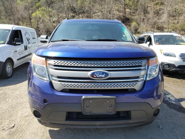 1FM5K8B86FGB14811 - 2015 FORD EXPLORER BLUE photo 5