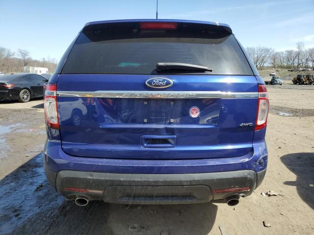 1FM5K8B86FGB14811 - 2015 FORD EXPLORER BLUE photo 6