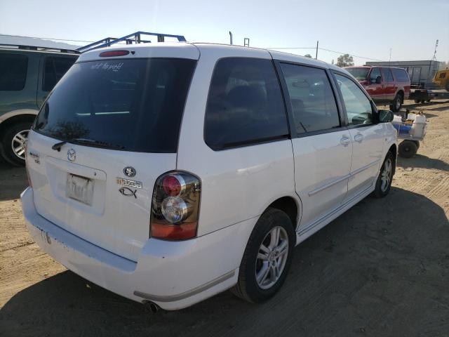 JM3LW28A640517336 - 2004 MAZDA MPV WAGON WHITE photo 3