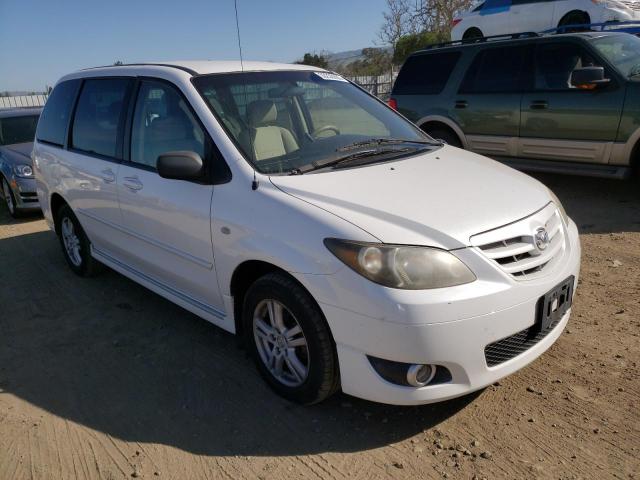 JM3LW28A640517336 - 2004 MAZDA MPV WAGON WHITE photo 4