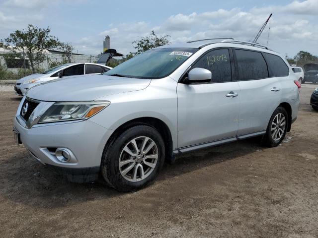 5N1AR2MM4DC617095 - 2013 NISSAN PATHFINDER S 银色 照片 1