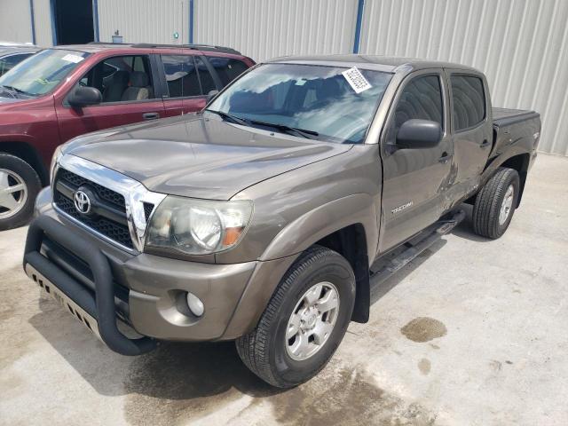 5TFJU4GN1BX007728 - 2011 TOYOTA TACOMA DOUBLE CAB PRERUNNER TAN photo 1