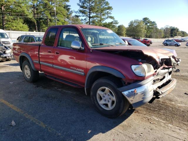 5TBBT4411YS071557 - 2000 TOYOTA TUNDRA ACCESS CAB RED photo 4