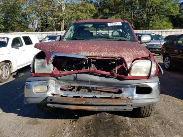 5TBBT4411YS071557 - 2000 TOYOTA TUNDRA ACCESS CAB RED photo 5