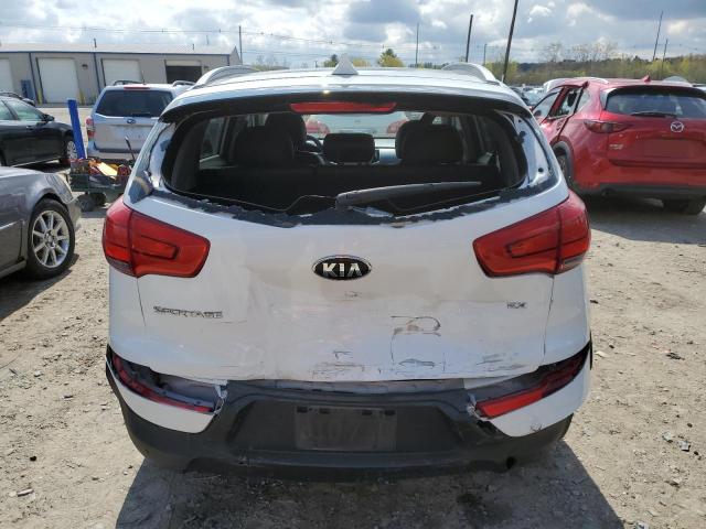 KNDPCCAC8G7853960 - 2016 KIA SPORTAGE EX WHITE photo 6