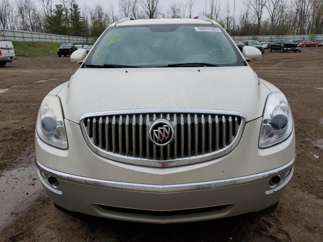 5GAKRBED3BJ397725 - 2011 BUICK ENCLAVE CXL WHITE photo 5