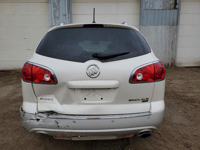 5GAKRBED3BJ397725 - 2011 BUICK ENCLAVE CXL WHITE photo 6
