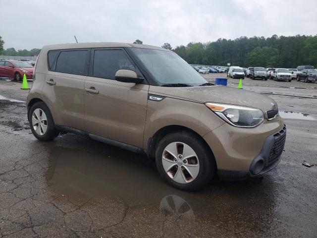 KNDJN2A2XF7186678 - 2015 KIA SOUL TAN photo 4