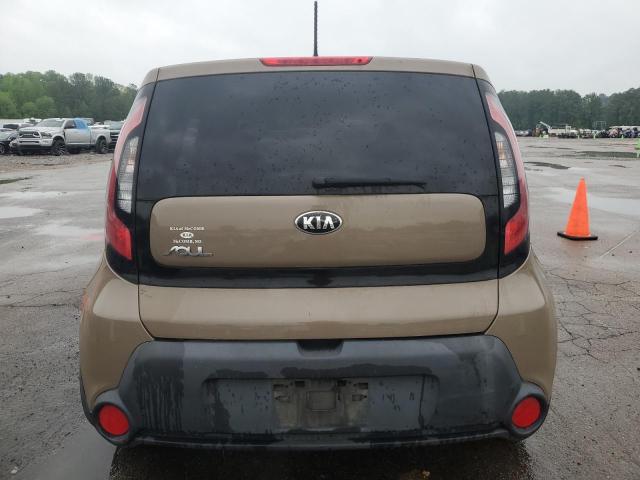 KNDJN2A2XF7186678 - 2015 KIA SOUL TAN photo 6