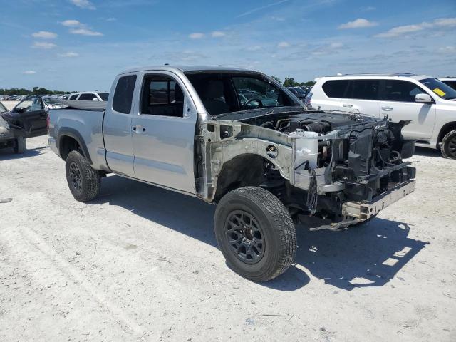 5TFRZ5CN5KX080956 - 2019 TOYOTA TACOMA ACCESS CAB SILVER photo 4