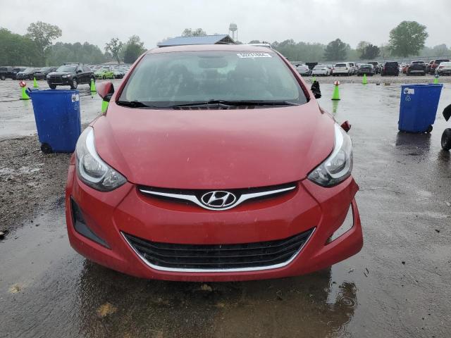 KMHDH4AE8FU297480 - 2015 HYUNDAI ELANTRA SE RED photo 5