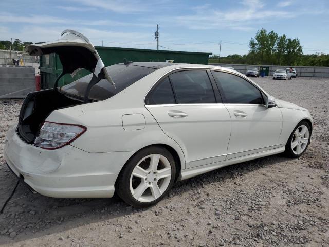 WDDGF8BB5AF410565 - 2010 MERCEDES-BENZ C 300 4MATIC WHITE photo 3