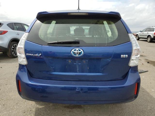 JTDZN3EU0D3279976 - 2013 TOYOTA PRIUS V BLUE photo 6