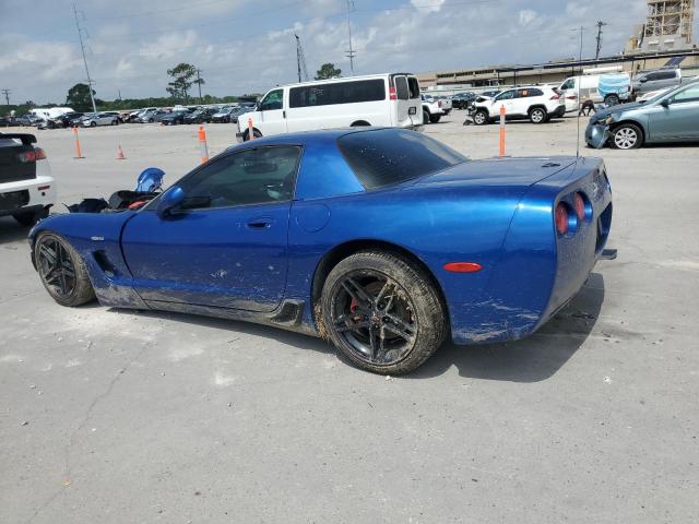 1G1YY12S625111621 - 2002 CHEVROLET CORVETTE Z06 BLUE photo 2