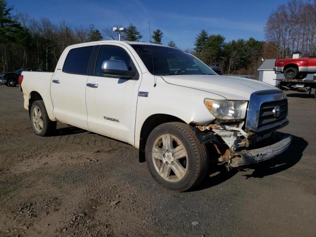 5TBDV58118S509075 - 2008 TOYOTA TUNDRA CREWMAX LIMITED WHITE photo 4