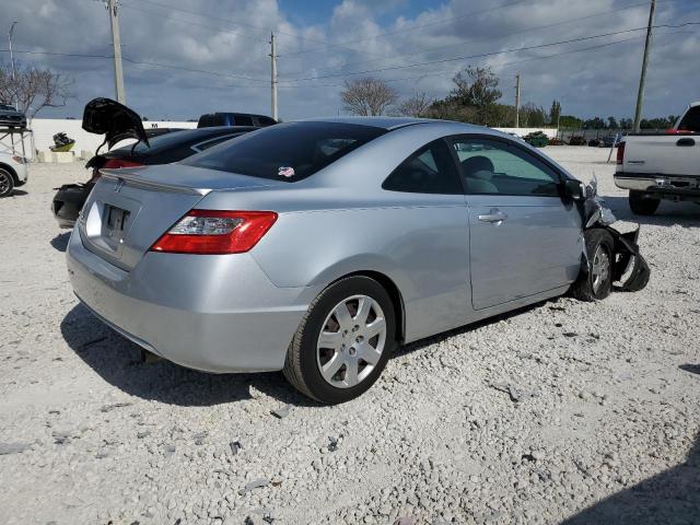 2HGFG12619H509358 - 2009 HONDA CIVIC LX SILVER photo 3