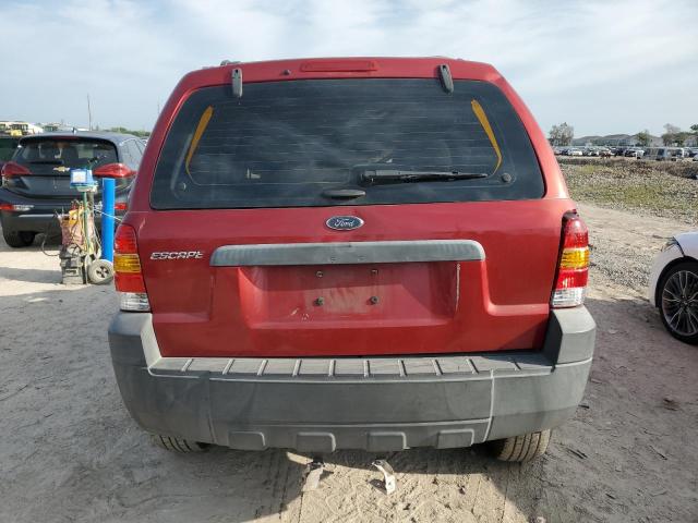 1FMYU02Z05KB21122 - 2005 FORD ESCAPE XLS RED photo 6