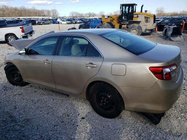 4T1BF1FK5CU057700 - 2012 TOYOTA CAMRY BASE BEIGE photo 2