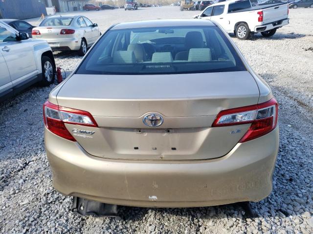 4T1BF1FK5CU057700 - 2012 TOYOTA CAMRY BASE BEIGE photo 6