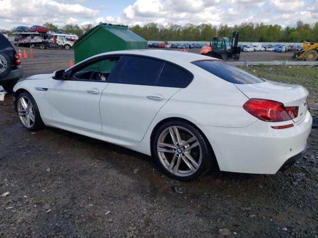 WBA6B4C55FD761608 - 2015 BMW 650 XI GRAN COUPE WHITE photo 2