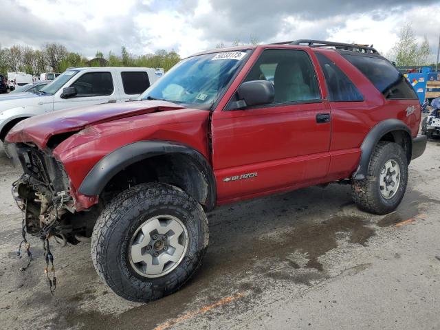 1GNCT18W11K170254 - 2001 CHEVROLET BLAZER BURGUNDY photo 1