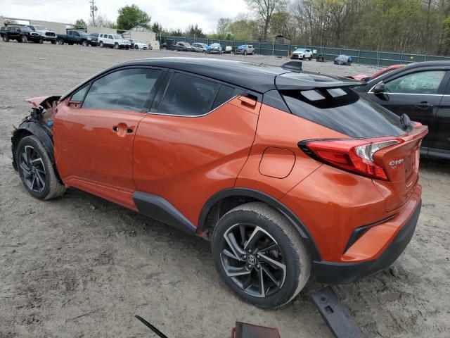 NMTKHMBX3LR107319 - 2020 TOYOTA C-HR XLE ORANGE photo 2