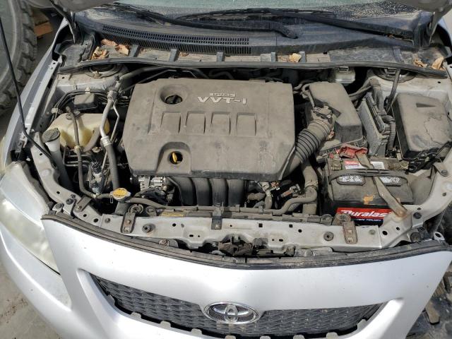 1NXBU4EE4AZ386436 - 2010 TOYOTA COROLLA BASE ვერცხლისფერი ფოტო 11