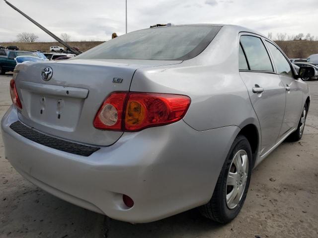 1NXBU4EE4AZ386436 - 2010 TOYOTA COROLLA BASE ვერცხლისფერი ფოტო 3