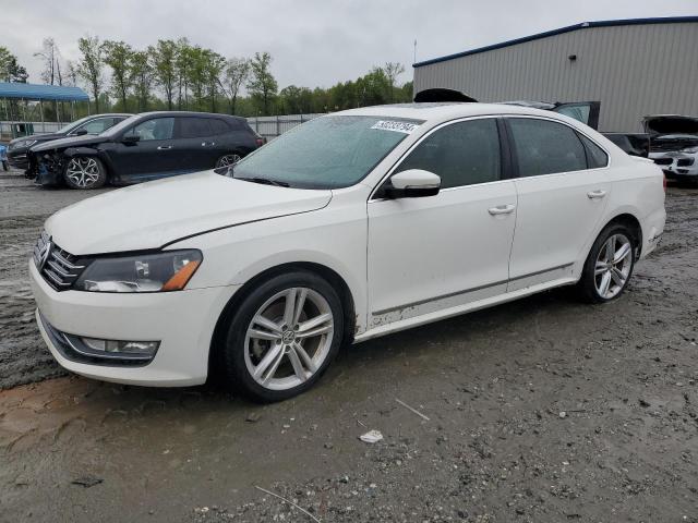 1VWBN7A30EC112019 - 2014 VOLKSWAGEN PASSAT SE WHITE photo 1