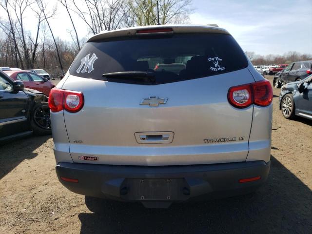 1GNKVGED8BJ383186 - 2011 CHEVROLET TRAVERSE LT SILVER photo 6