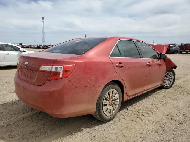 4T4BF1FK6CR168083 - 2012 TOYOTA CAMRY BASE RED photo 3