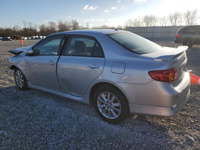 1NXBU4EE5AZ347340 - 2010 TOYOTA COROLLA BASE SILVER photo 2