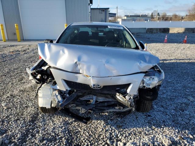 1NXBU4EE5AZ347340 - 2010 TOYOTA COROLLA BASE SILVER photo 5